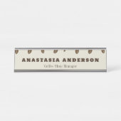 Custom Name Plate | Personalized Desk Name Plate Bureau Naambordje (Voorkant)