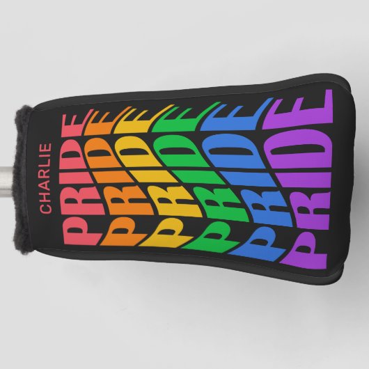 Custom Name Pride Golfheadcover (Voorkant)
