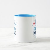 Custom Name Proud Nurse Coffee Mug Gift (Centre)