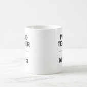 Custom Name Proud Teacher Coffee Mug Gift (Centre)