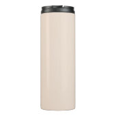Custom Name Pumpkin Spice Autumn Prairie Dog Thermosbeker (Achterkant)