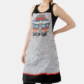 Custom NAME Retro 50 Diner Sign Fifties Atomic Schort (Insitu)