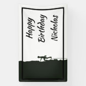 Custom Name Rock Mountain Climber Spandoek (Verticaal)