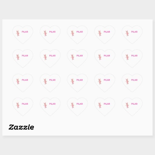Custom Name School Stickers (Feuille)