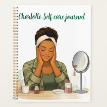 Custom name Self care journal