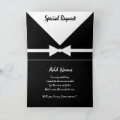 CUSTOM NAME Speciale Verzoek wees mijn bruidsjonke (Binnen)