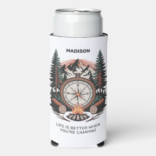 Custom Name & Text Camping (Seltzer Voorkant)