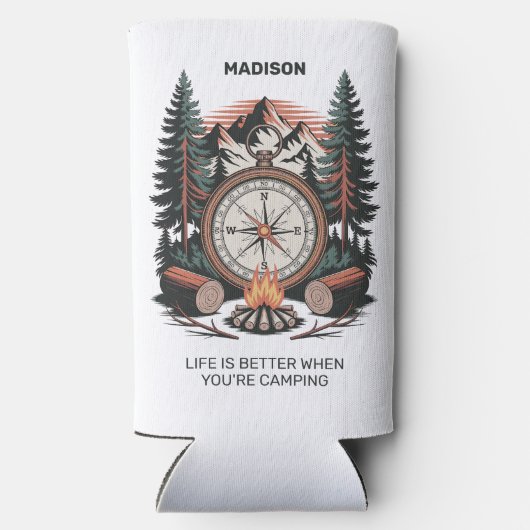 Custom Name & Text Camping (Achterkant)