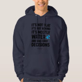 Custom Name/Text “Mostly Water & Bad Decisions” Hoodie (Voorkant)