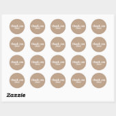 Custom Name Thank You Stickers (Feuille)