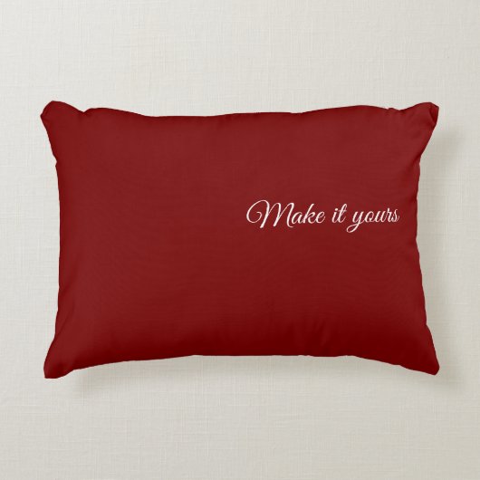 Custom Name Throw Pillow – Geometric Gradient Desi Accent Kussen (Voorkant)