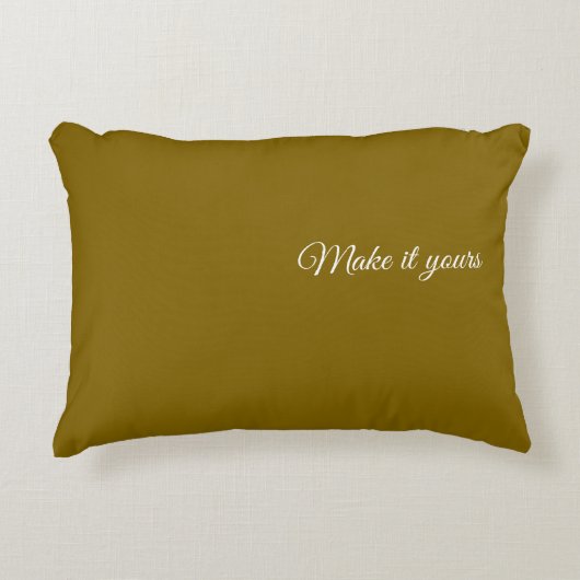 Custom Name Throw Pillow – Geometric Gradient Desi Accent Kussen (Voorkant)