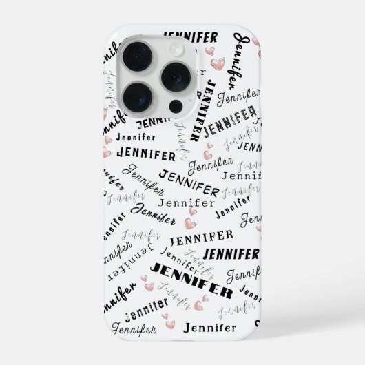 Custom Name Typography Pattern (Verso)