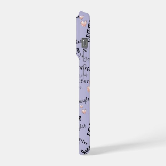 Custom Name Typography Pattern (Côté gauche)