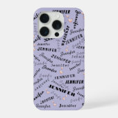 Custom Name Typography Pattern (Verso)