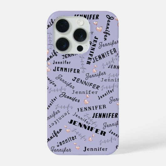 Custom Name Typography Pattern (Verso)