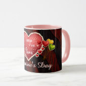 custom name valentines mugs mok (Voorkant rechts)