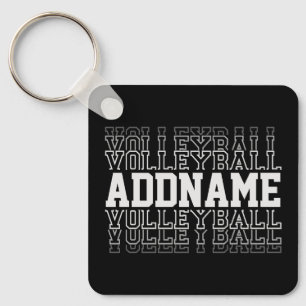 CUSTOM NAME Vanishing Volleyball Team Player Sleutelhanger