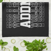 CUSTOM NAME Vanishing Volleyball Team Player Theedoek (Gevouwen)