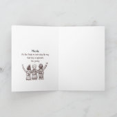 Custom Name Vriendschap Quote voor uw vriend Kaart (Binnen)