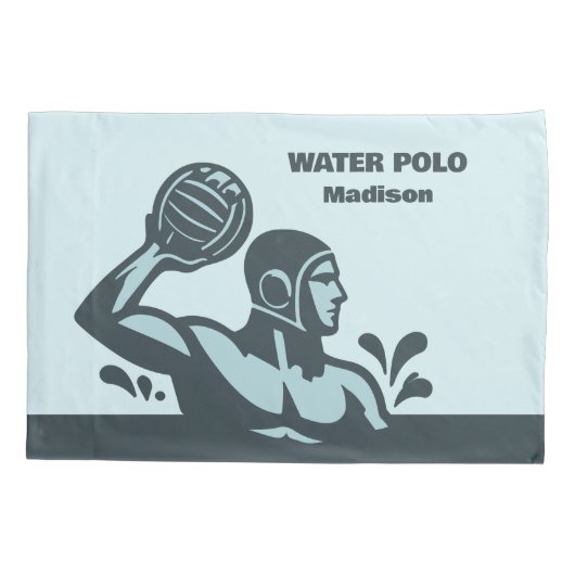 Custom Name Water Polo Kussensloop (Achterkant)