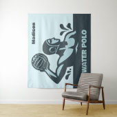 Custom Name Water Polo Wandkleed (In situ)