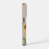 Custom Name Watercolor Sunflower Rustic (Côté droit)