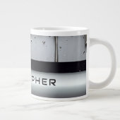 Custom Name With Dripping Liquid Metal Extra Grote Beker (Rechts)