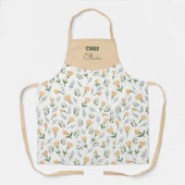 Custom Name Yellow Floral Schort (Voorkant)