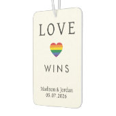 Custom Names / Text Rainbow LOVE Luchtverfrisser (Links)