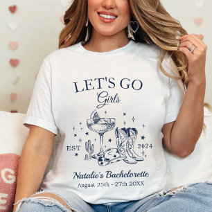 Custom Nashville Bachelorette Party Social Club T-shirt