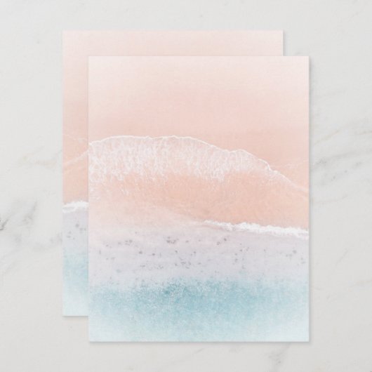 Custom Nature Plage Sable Mer Modèle (Devant / Derrière)