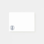 Custom Nautical Anchor Boat Name Post-it® Notes (Voorkant)