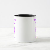 Custom Neon Halloween - Paarse pompoen ontwerp Mok (Midden)