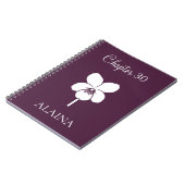 Custom New Chapter Violet February Birth Flower Notitieboek (Linkerzijde)