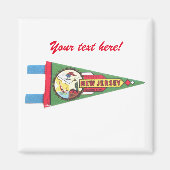 Custom New Jersey NJ Souvenir Magnet Favor Magneet (Voorkant)