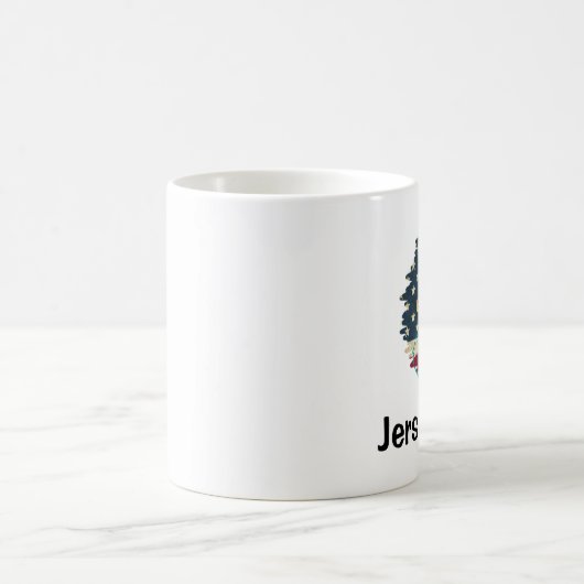 Custom New Jersey State Coffee Mok (Center)