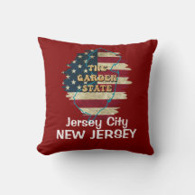 Custom New Jersey State Sierkussen