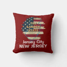 Custom New Jersey State Sierkussen