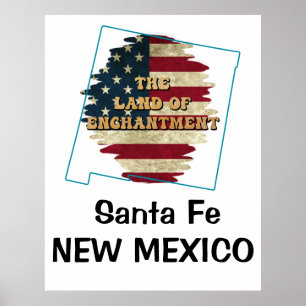 Custom New Mexico state Poster