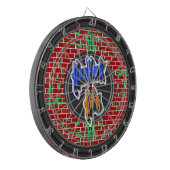 Custom New York City Dartbord (Voorkant Links)