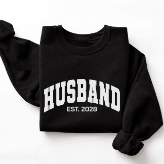 Custom Newlyweds Sweatshirt, Wife and Husband Gift Trui