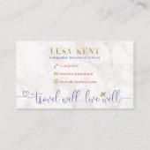 Custom | Niet bewerkbare Sjabloon Visitekaartje (Achterkant)