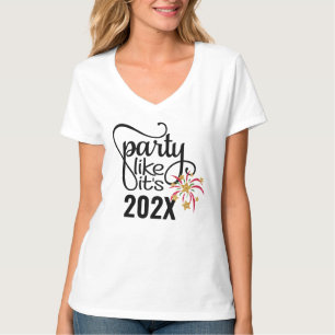 Custom Nieuwjaar Party Familie Nieuwjaar T-shirt