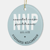 Custom NNP Neonatale Verpleegkundige Practitioner Keramisch Ornament (Links)