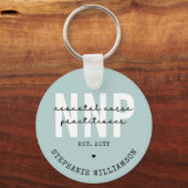 Custom NNP Neonatale Verpleegkundige Practitioner Sleutelhanger (Achterkant)