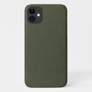 Custom Noise-Effect Moss Green iPhone 11 Hoesje