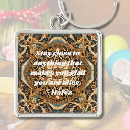 Custom Nowruz Perzisch Nieuwjaar Gift Khatam Art Sleutelhanger