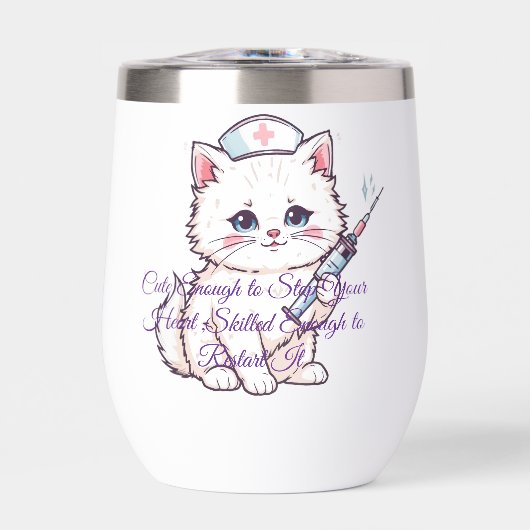 Custom Nurse Cat Skilled Enough (Voorkant)