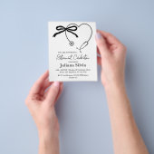 Custom Nurse Doctor Retirement Party Flyer (Hand)